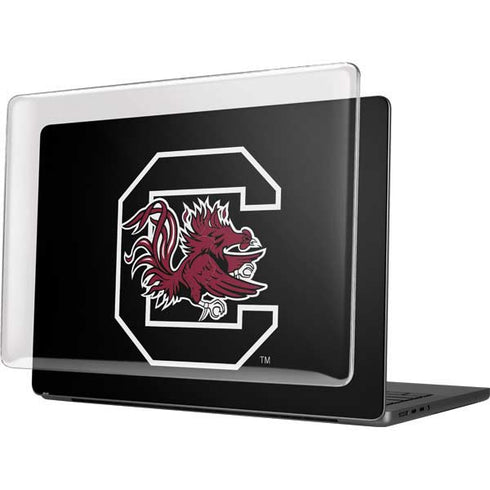 University of South Carolina Gamecocks Logo Black MacBook Pro 14in (2021-24) Case plus Skin